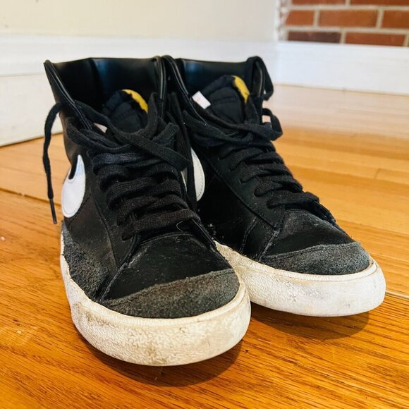 Nike Blazer Mid 77 Vintage Men's Size 9 US BQ6806-002 Black Athletic Shoes - Picture 16 of 16